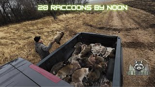 Raccoon Hunting: How many Raccoons can We Shoot in 1 DAY?!?🦝🦝🦝