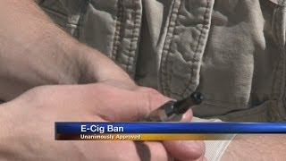 E-cigs banned for those 18 and younger