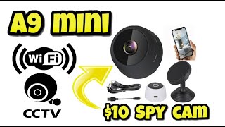 Cheap $10 Buck A9 WIFI Mini Surveillance SPY Camera Review | I Got SCAMMED!