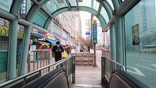 Walk around Suraksan stn. in Seoul 노원구 수락산역 상계1동 【DJI Pocket 2】