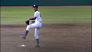 2019.9.29 高校野球 天理高校 1年生長身右腕 達孝太君 奪三振