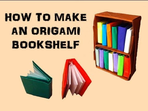 How To Make an Origami Bookshelf How To Make an Origami Bookshelf