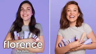 MAKEUP WITH MILLIE BOBBY BROWN'S PRODUCTS 🥰💄 FLORENCE BY MILLS