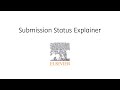 Elsevier: Submission status explainer