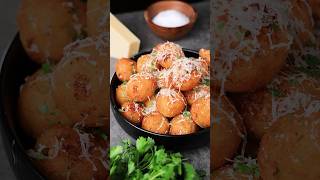 Garlic Parmesan Cheesy Potato Balls