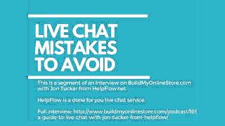 Live Chat Mistakes That You Should Avoid