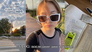 VLOG: последняя школьная неделя | тематическая неделя | конец 9 класса 🎧🤍