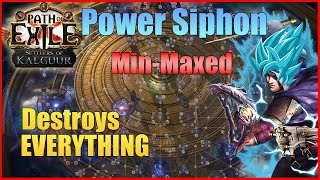 MIN MAXED Power Siphon Trickster DESTROYS EVERYTHING🪄Endgame Update/Build Guide | Path of Exile 3.25