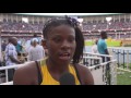 IAAF WU18 Nairobi - 100m Women Gold Britany ANDERSON