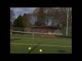 Playing tennis with strong winds