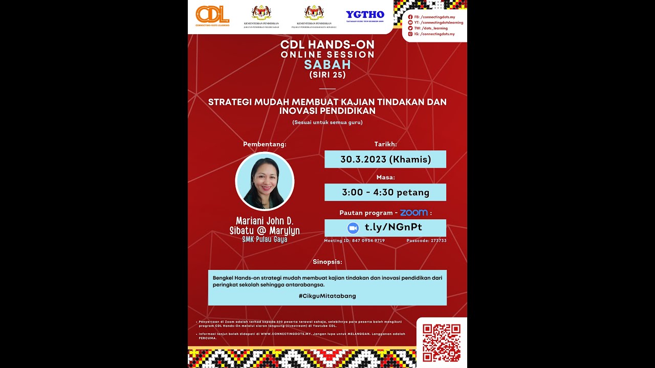 Cdl Hands On Online Session Sabah Siri 25 Strategi Membuat Kajian