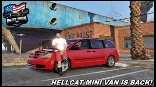 HELLCAT MINI VAN SWAP GOES STREET RACING! - GTA 5 ROLEPLAY - America Freedom RP
