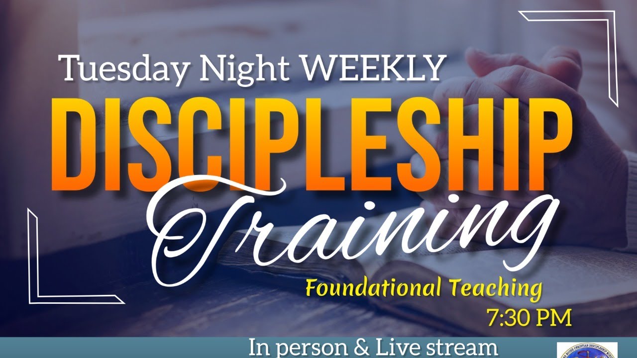 Discipleship Training Manual Youtube