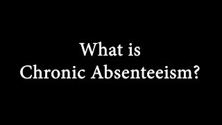 What is Chronic Absenteeism?