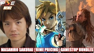 Sakurai Compares/Contrasts Horizon & Zelda! RIME Pricing Fix, GameStop NS Bundles & MORE! | PE NewZ