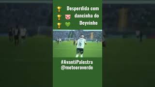 DEYVERSON FAZ GOL E COMEMORA  COM DANCINHA #palmeiras #avantepalestra #shorts