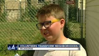 Volunteers Transform Neighborhoods in Milwaukee Area