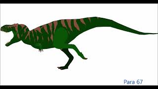 PPBA Acrocanthosaurus vs Zhuchengtyrannus