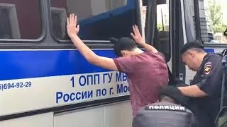 Протесты и задержания в Москве