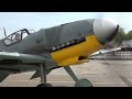 FOCKE WULF 190 A8, 3xMESSERSCHMITT Bf-109 G, SPITFIRE Mk.18, P-51D  Hangar 10 Fly In 2019