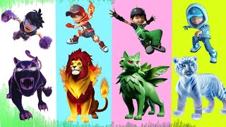 Boboiboy: Kuasa Harimau \u0026 Kucing ELEMENTAL!!