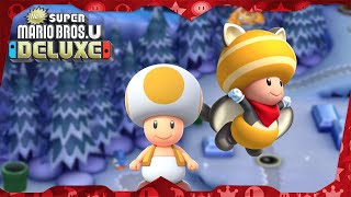 New Super Mario Bros. U Deluxe ᴴᴰ | World 4 (All Star Coins) Solo Toad