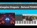 Imagine Dragons - Natural Piano Tutorial EASY (Piano Cover) First Upload EASIEST