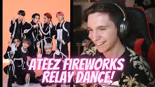 DANCER REACTS TO ATEEZ | "Fireworks (I'm The One)" Relay Dance!