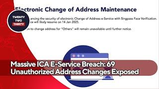 Massive ICA E-Service Breach: 69 Unauthorized Address Changes Exposed—Are You at Risk?