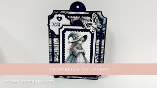 Kaarten maken met de Fairybells set Cozy Winter door Joyce