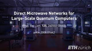 Direct Microwave Networks for Large-Scale Quantum Computers