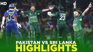 Highlights | Pakistan vs Sri Lanka | T20I | PCB | MA2A