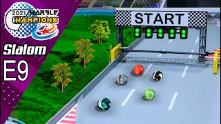 Marble Champions ┆ E9 Slalom Race 30 meters ┆ by Fubeca's Marble Runs