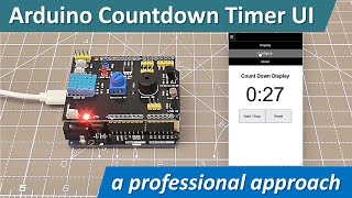 Arduino Countdown Timer Web UI - a professional approach