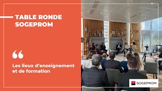 Table ronde - Les lieux d'enseignement et de formation (les matinées du jeudi)