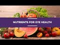 The Best Nutrients for Eye Health | Healthie Genie