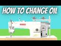 How to Change Oil for Usha 8801e Direct Drive High Speed Industrial Sewing machine