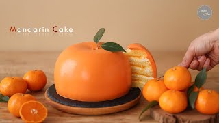 감귤케이크 ㅣ 신선한 귤잼과 쫀득한 크림치즈 생크림으로 만들어요 ㅣMandarin Cake