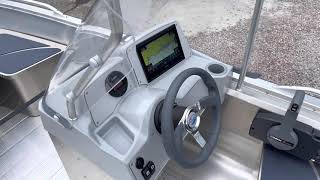 Linder Arkip 460 fitted with a Garmin Force trolling motor and Garmin GPSMap 923xsv