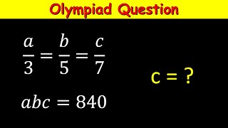 Olympiad Question | Tips to solve Olympiad Math Question | Math Olympiad Preparation