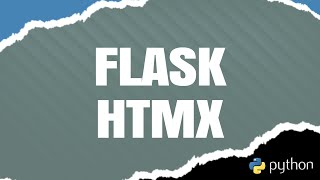 How to Create a Flask & HTMX Form With Flask-WTF and Modern SQLAlchemy