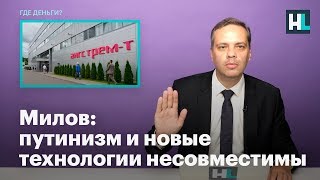 Милов: путинизм и новые технологии несовместимы