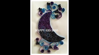Eid Mubarak Card|Happy Eid card|Greeting Card|Happy Birthday Card|Quilling art