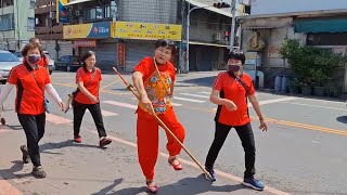 超活潑阿婆太子耍火尖槍參禮~新營太子宮進香團（溪湖興媽宮）