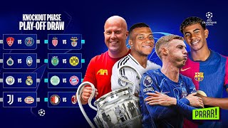 Champions League playoff Draw + your weekend Games preview 😊