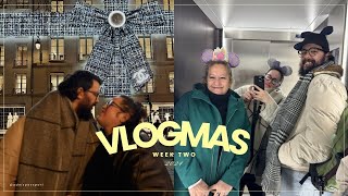 VLOGMAS WEEK TWO: mom's visit, Disneyland Paris, Christmas markets and much more.