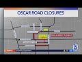 Oscars 2022 road closures in Hollywood