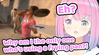 Subaru and Choco Ends Up Using Frying Pan Because of Luna【Hololive | Botan x Subaru x Luna x Choco】