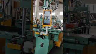 Customized small silent double sliding table molding machine for precise EV parts