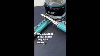 Lamy's 2023 Special Edition Scale in Majestic Jade Arrived!